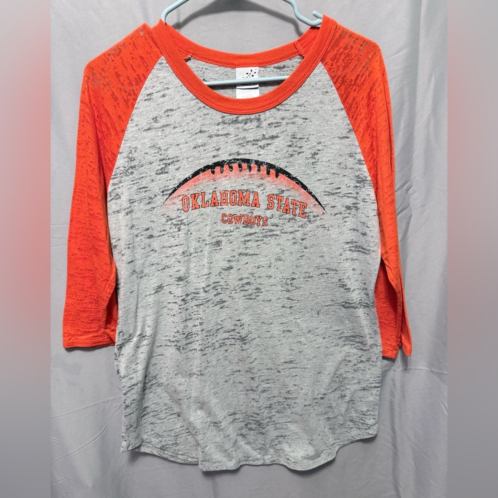 Oklahoma State Cowboys Women’s Raglan Shirt 3/4 sleeve